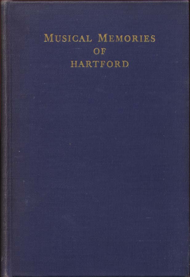 Image for Frances Hall Johnson: Musical Memories of Hartford 1st ed hardcover SIGNED