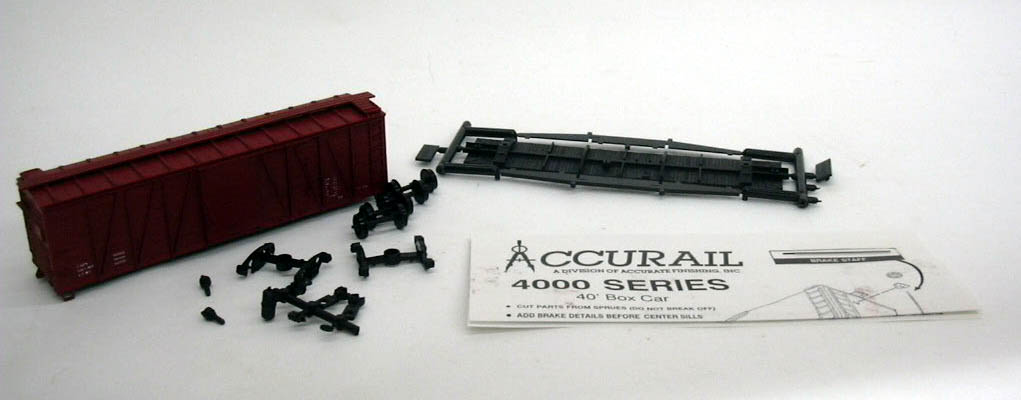 Image for Accurail HO Data Only - OX 40' Box Car kit #4299 unbuilt 1960s