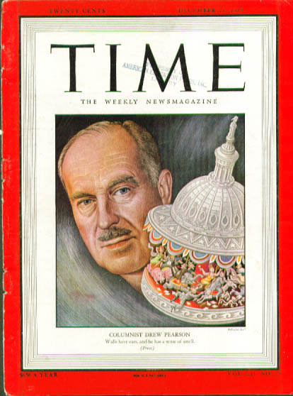 Image for Artzybasheff cover Drew Pearson Time 12/13 1948
