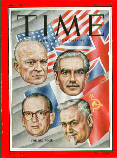 Image for Artzybasheff cover Big 4 World Powers Time 8/1 1955