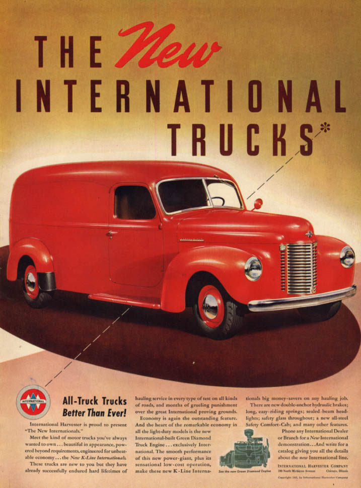 Image for The New International Panel Truck- better than ever! Ad 1941 L