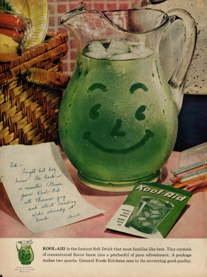 Image for Ed - Forgot hot dog buns! Back in 10 minutes! Kool-Air ad 1959 L