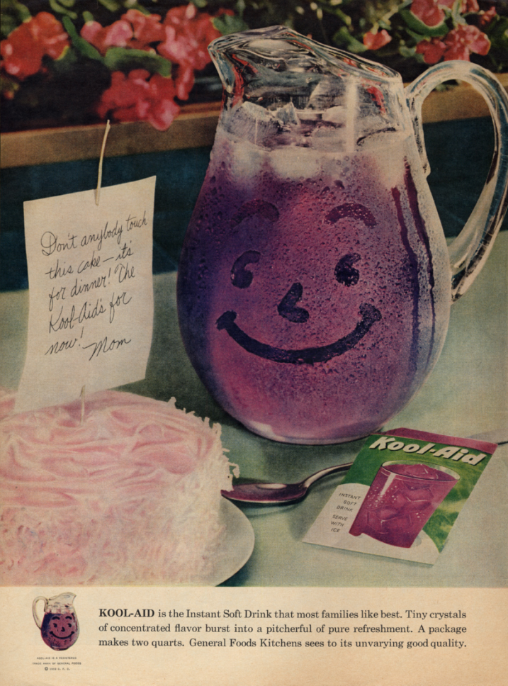Image for Dont anybody touch this cake! Kool-Aid ad 1959 L