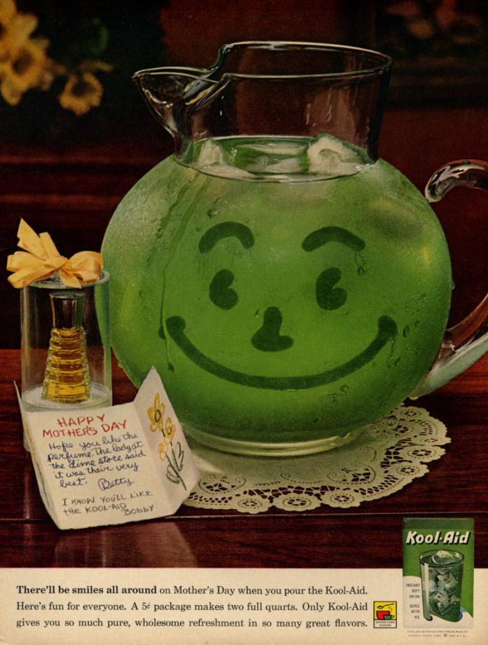Image for Happy Mother's Day! Hope you like this perfume Kool-Aid ad 1962 EB
