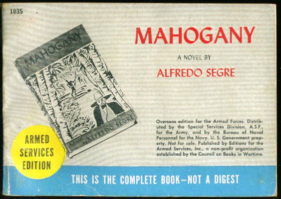 Image for ASE 1035 Alfredo Segre: Mahogany