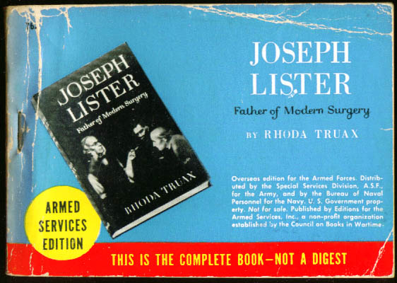 Image for ASE 762 Rhoda Truax: Joseph Lister