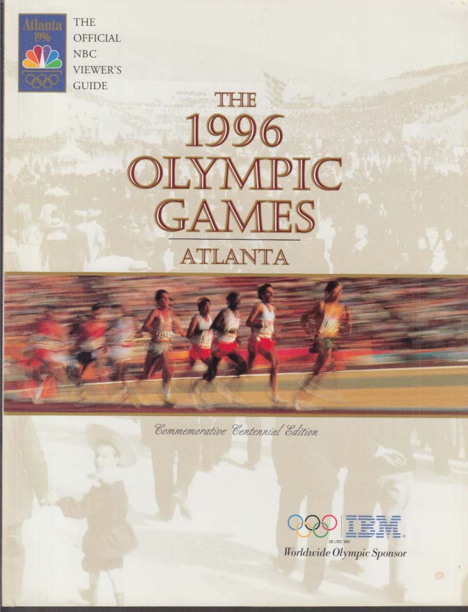 Image for 1996 Olympic Games Atlanta Official NBC Viewer's Guide