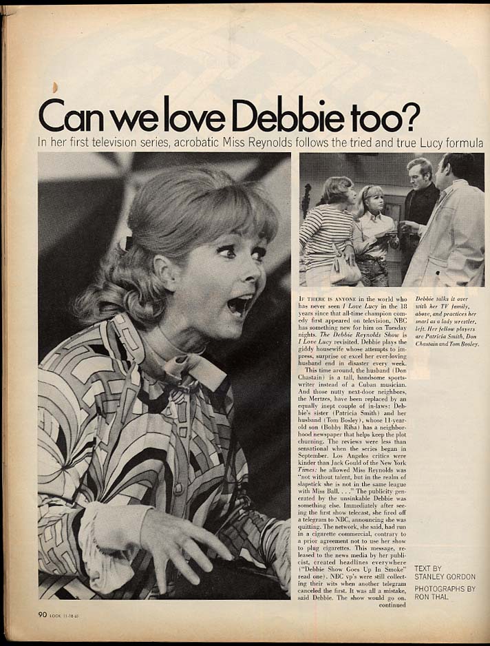 LOOK 11/18 1969 Antonioni Al Davis Debbie Reynolds Father Hesburgh Sesame Street