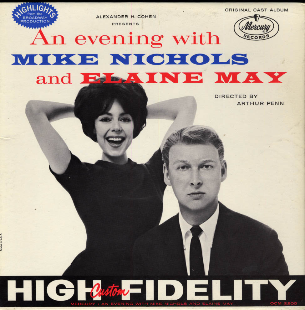 Image for An Evening with Mike Nichols & Elaine May Mercury LP 1960 Avedon photography