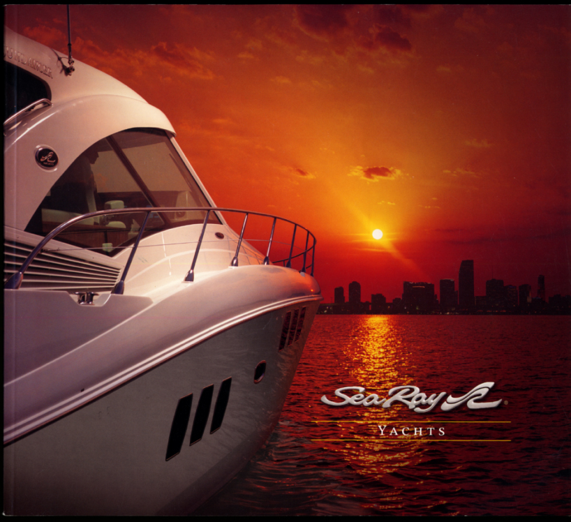 Image for 2007 Sea Ray Yachts sales brochure 52 & 60 Sundancer 52 & 58 Sedan Bridge