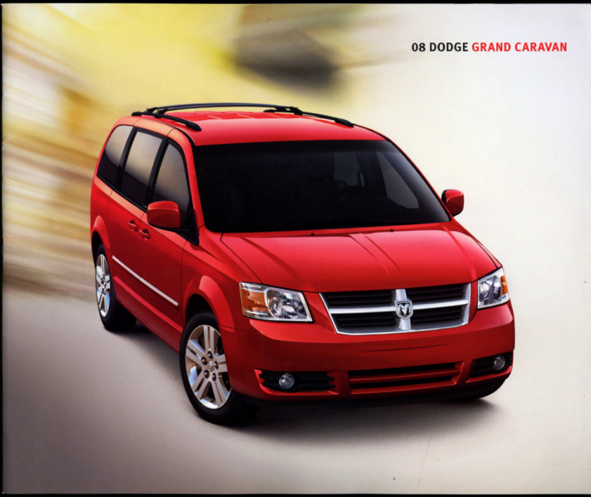 Image for 2008 Dodge Grand Caravan SE & SXT sales brochure
