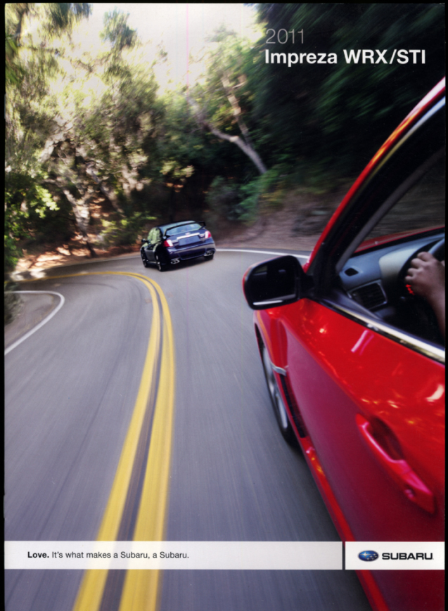 Image for 2011 Subaru Impreza WRX / STI sales brochure
