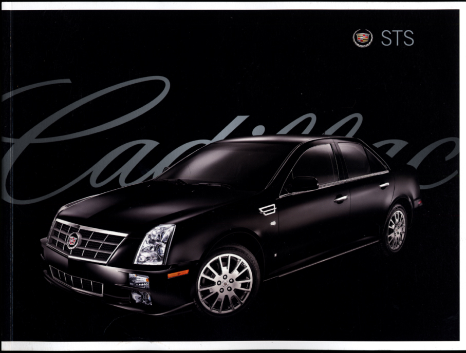 Image for 2008 Cadillac STS V6 V8 sales brochure