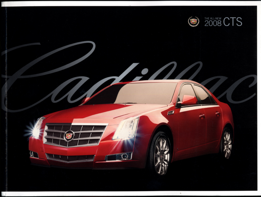 Image for 2008 Cadillac CTS 3.6L 3.6L Direct Injection sales brochure
