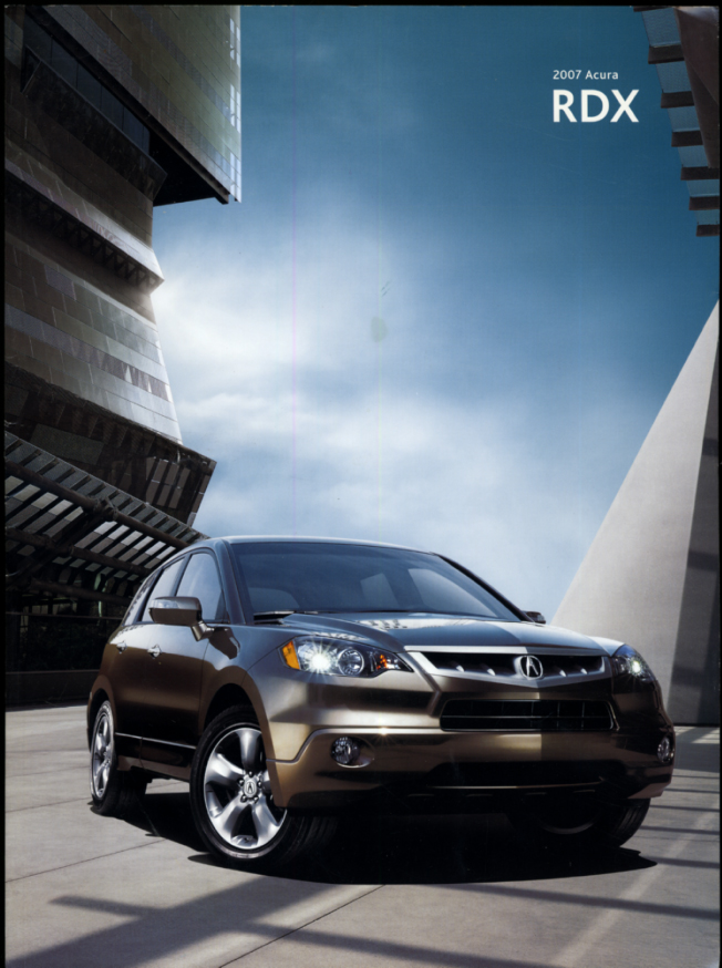 Image for 2007 Acura RDX sales brochure
