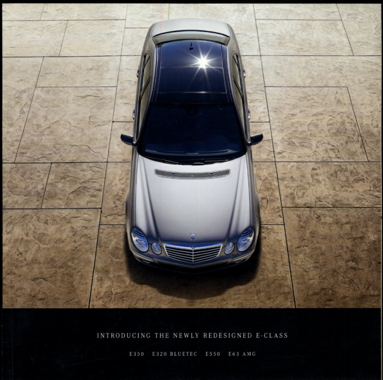 Image for 2007 Mercedes-Benz E350 E320 Bluetec E550 E63 AMG sales brochure