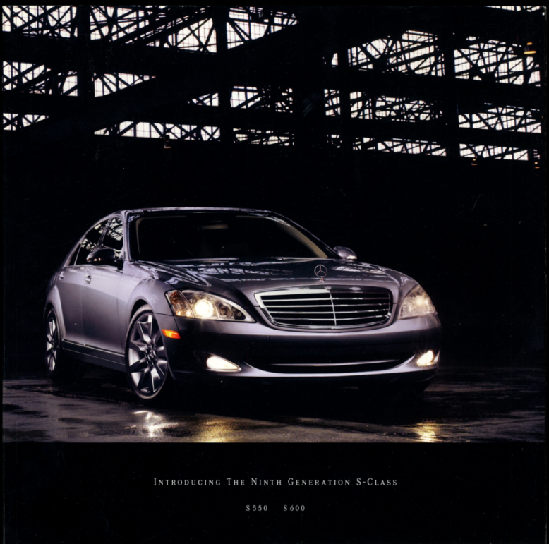Image for 2007 Mercedes-Benz S550 S600 & AMG sedan sales brochure