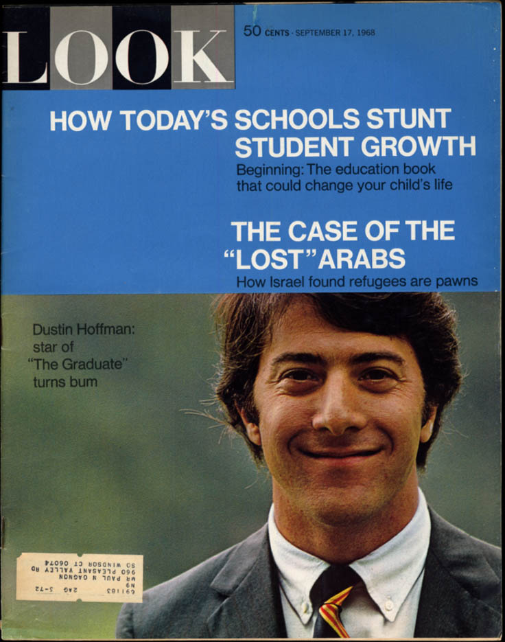 Image for LOOK 9/17 1968 Dustin Hoffman Midnight Cowboy Prague Nelson Rockefeller +
