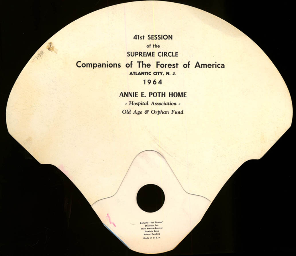 Image for Companions of The Forest of America Atlantic City Convention Fan 1964