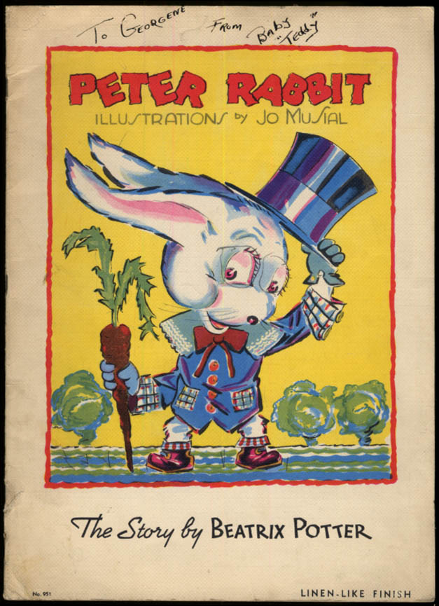 Image for Beatrix Potter: Peter Rabbit linen-like storybook Jo Musial 1936