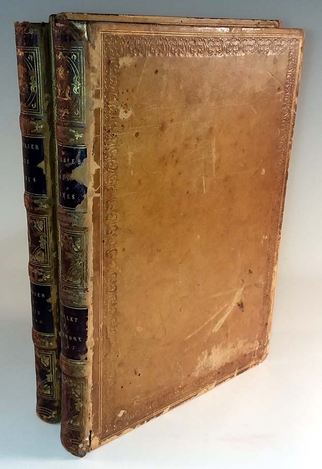 Image for Leather-bound hideaway book safe Courier des Dames 1847-49-50