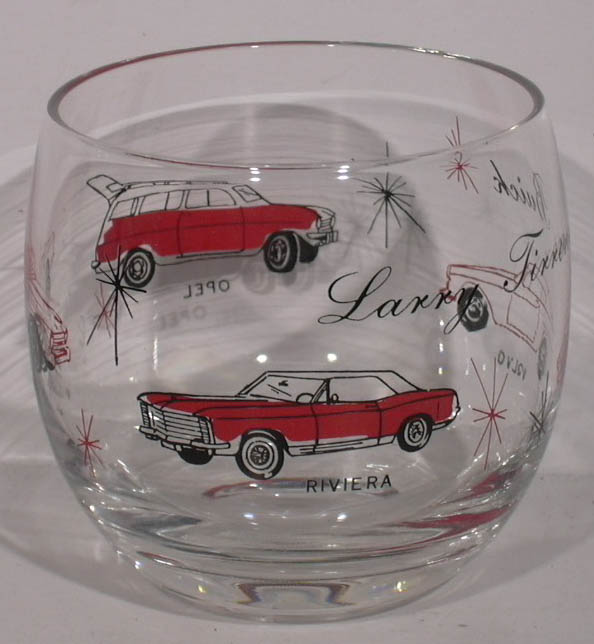 Image for Larry Tirreno Buick Riviera Triumph Volvo Opel glass