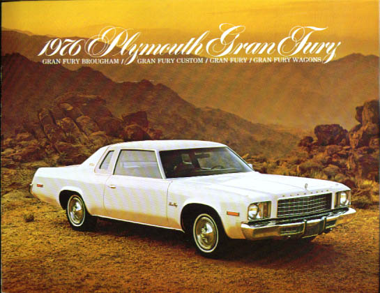 Image for 1976 Plymouth Gran Fury Brougham Custom Wagons sales brochure