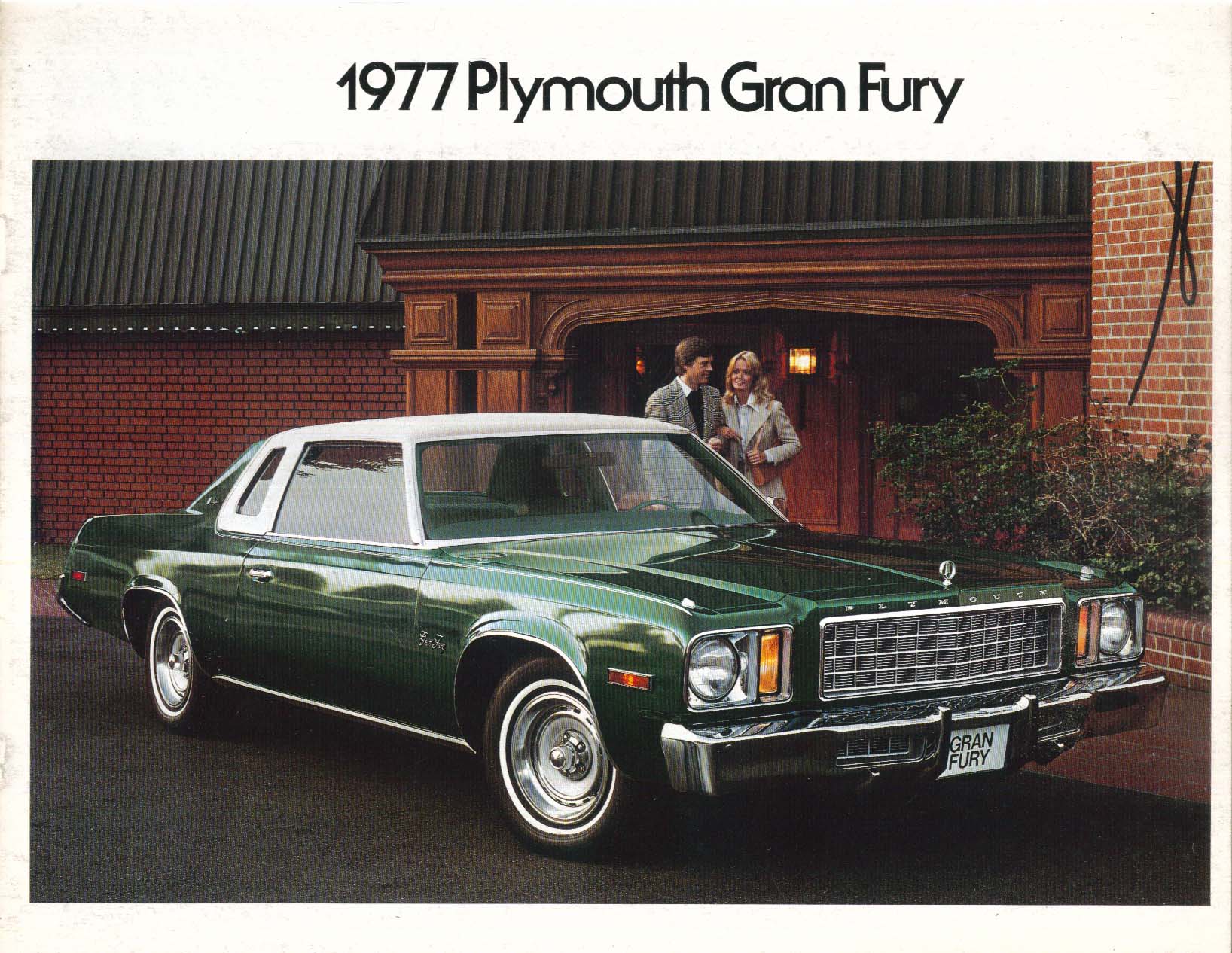 Image for 1977 Plymouth Gran Fury + Brougham sales brochure