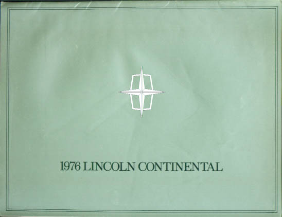 Image for 1976 Lincoln Continental sales brochure