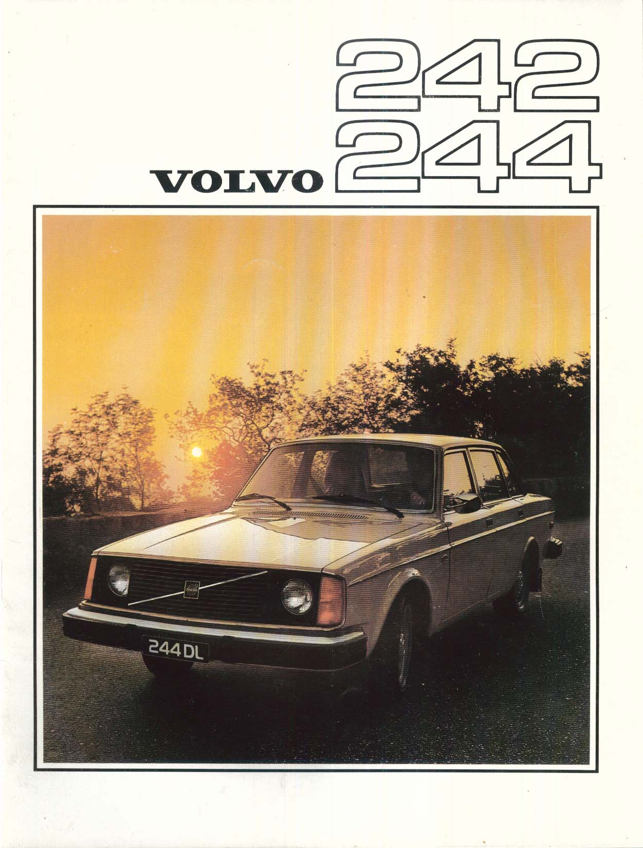 Image for 1976 Volvo 242 244 sales brochure