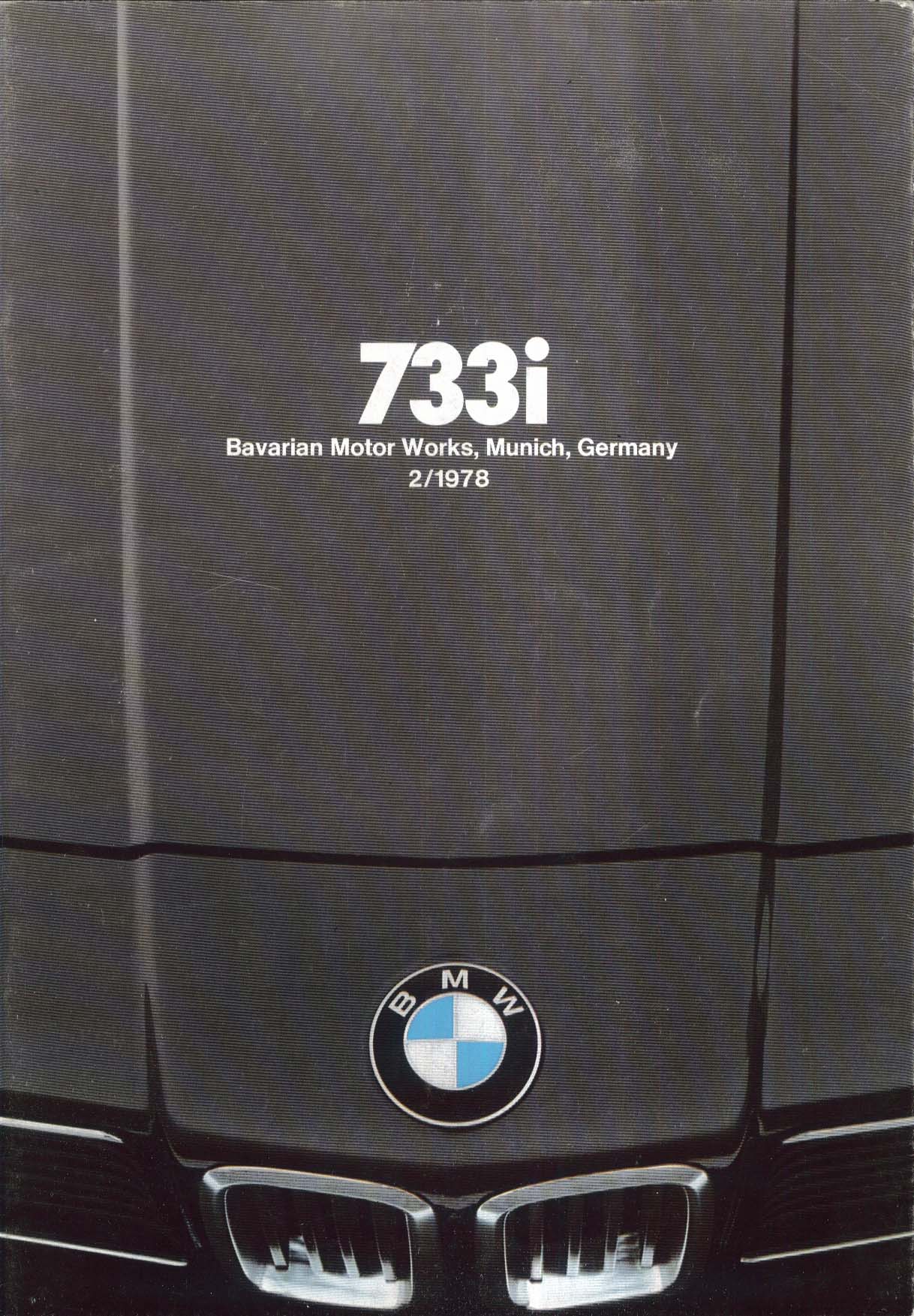 Image for 1978 BMW 733i sales brochure