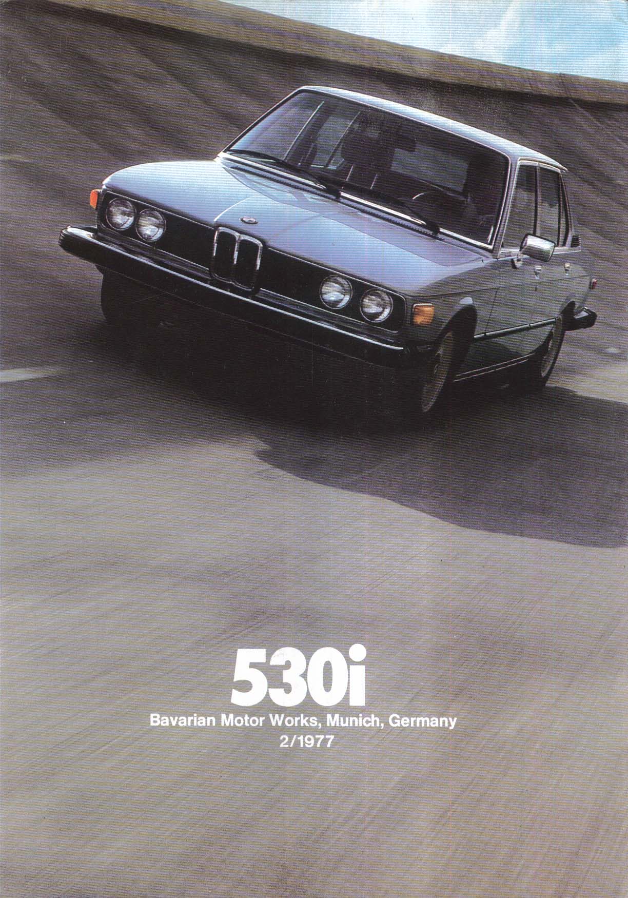 Image for 1977 BMW 530i sales brochure