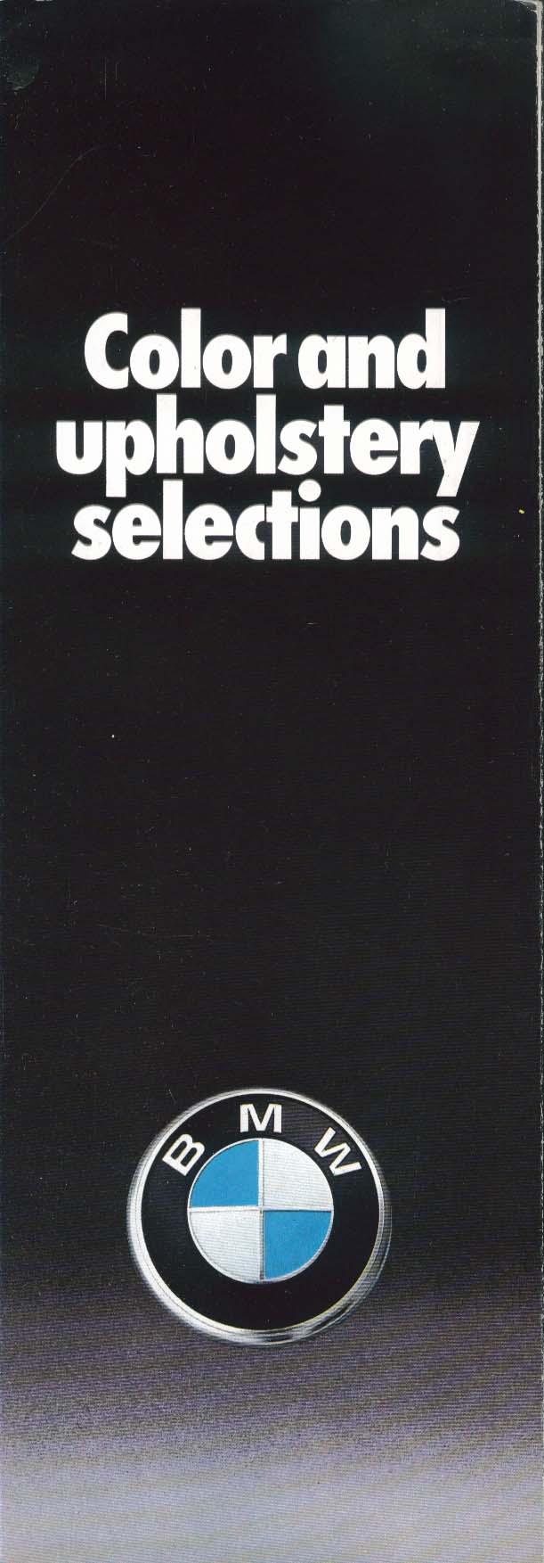 Image for 1978 BMW Color & Upholstery folder