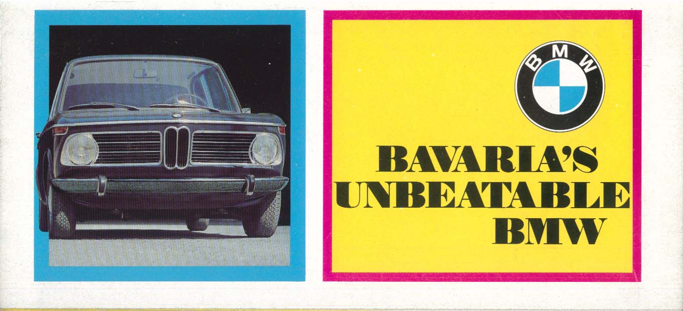 Image for 1969 BMW 2500 2800 CS 6-cylinder models sales folder
