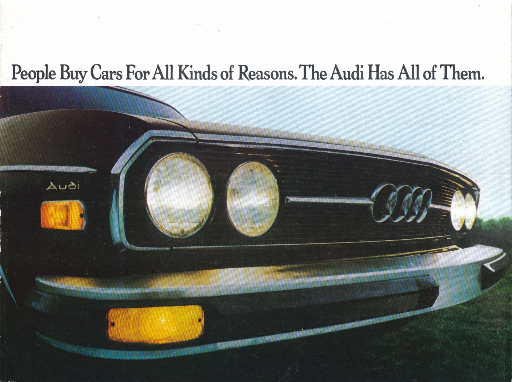 Image for 1975 Audi 100LS sales brochure