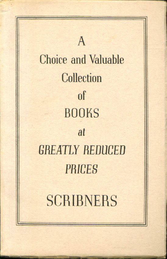 Image for Scribners catalog #101 1st editions, sets +