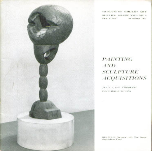 Image for MOMA Painting Sculpture Acquisitions 1955 - 1956