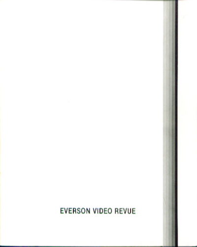 Image for Everson Video Review exhibition catalog 1979