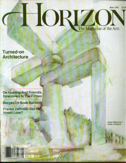 Image for HORIZON Oldenburg De Kooning Borges Franco Zeffirelli + 6 1981