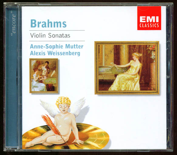 Image for Anne-Sophie Mutter: Brahms Violin Sonatas CD EMI