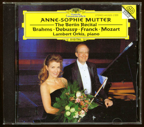 Image for Anne-Sophie Mutter: Berlin Recital Brahms Debussy + CD