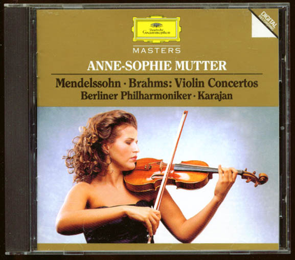 Image for Mutter: Mendelsosohn Brahms Violin Concerto CD DGG