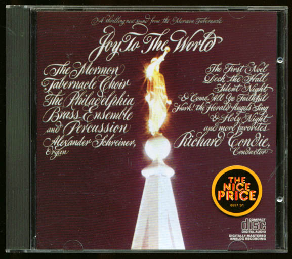 Image for Mormon Choir Philadelphia Brass Joy to the World CD