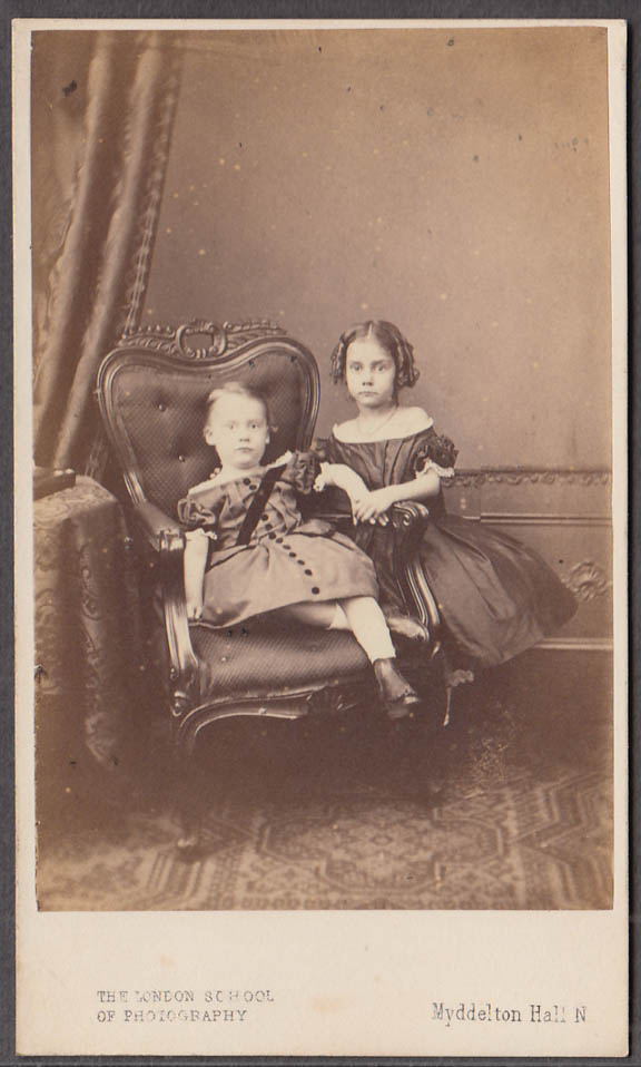 Image for Arthur Burdekin Mason Fanny Alice Mason CDV London School Photography 1860s