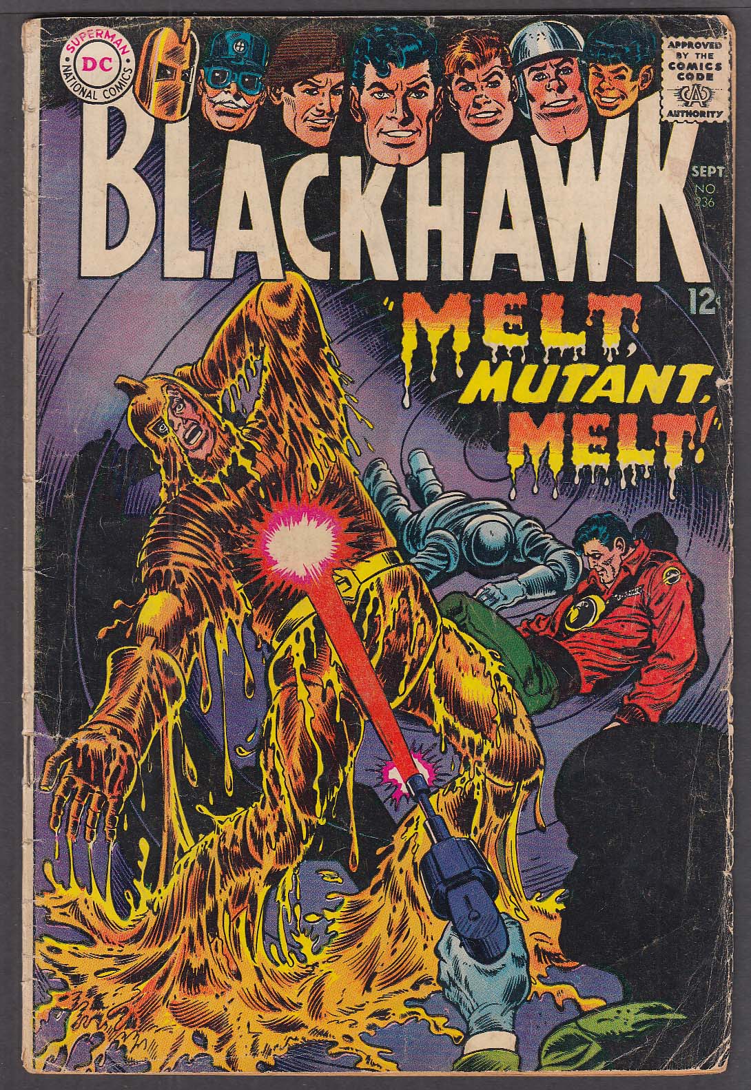 Image for BLACKHAWK #236 DC comic book 9/1967