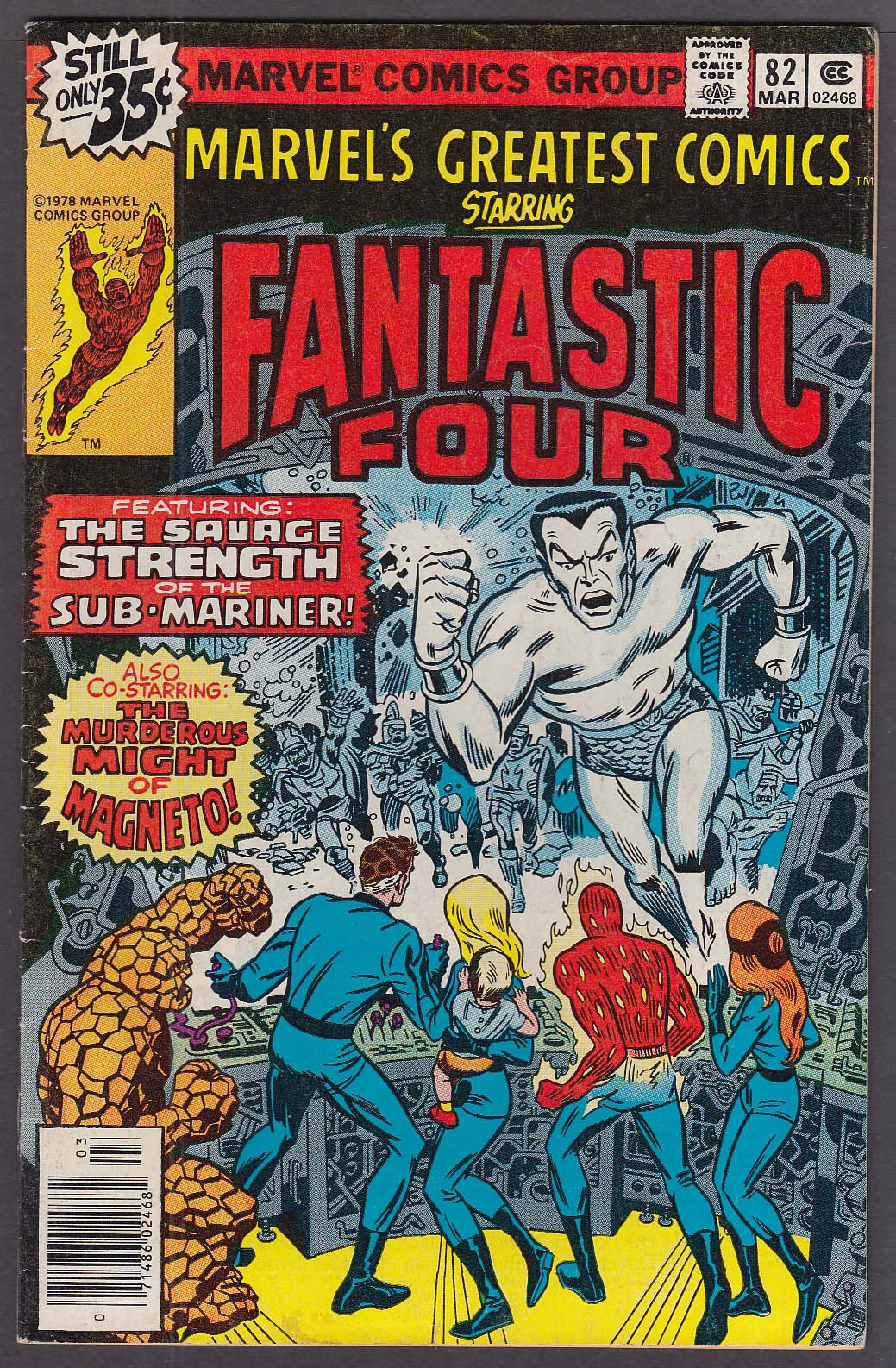 Image for MARVEL'S GREATEST COMICS #82 Fantastic Four comic book 3 1979