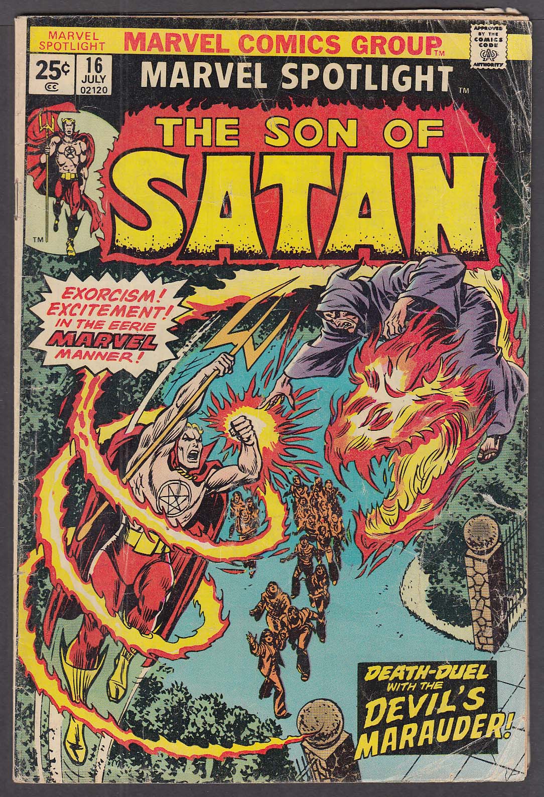 Image for MARVEL SPOTLIGHT #16 Son of Satan comic book 7 1974