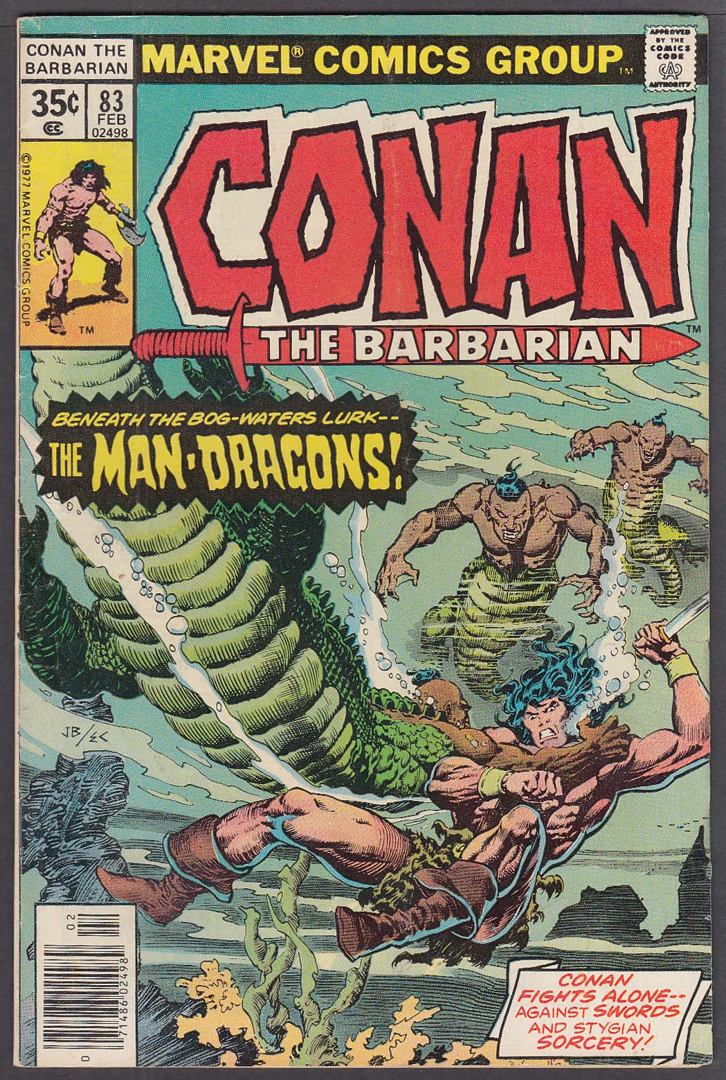 Image for CONAN the BARBARIAN #83 Marvel comic book 2 1978