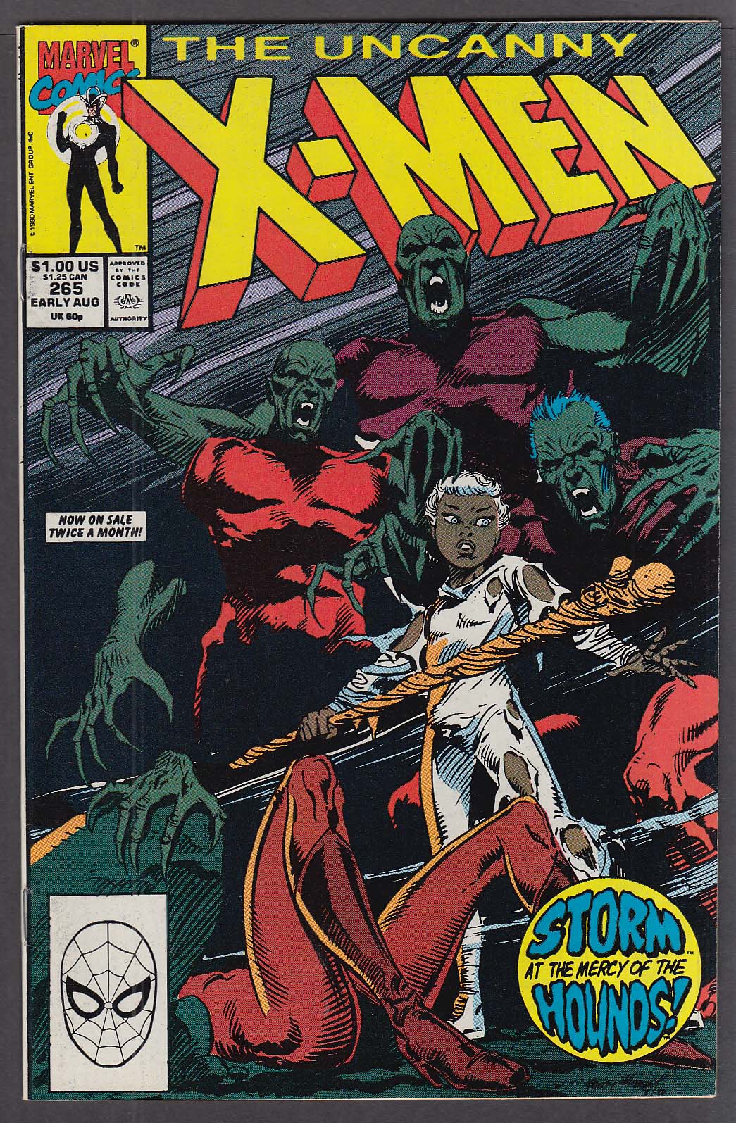 Image for UNCANNY X-MEN #265 Marvel comic book Early 8 1990