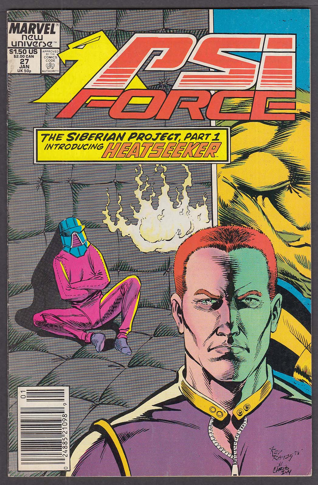 Image for PSI-FORCE #27 Marvel New Universe comic book 1 1989